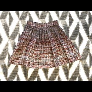 Alice + Olivia Wool Blend Flare Skirt Size 8